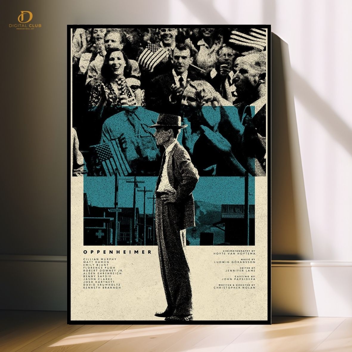 Oppenheimer- Movie- Premium Wall Art - Art Digital Club