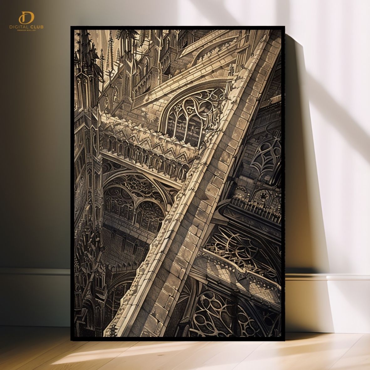 Building Architecture- Premium Wall Art - Art Digital Club