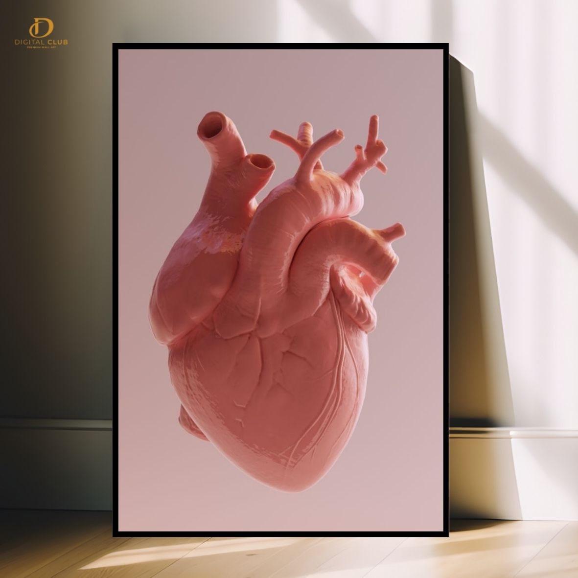 Heart Artwork -Office- Premium Wall Art