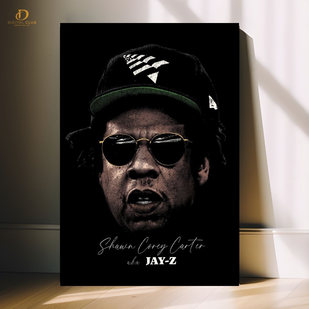 Jay z Graphic - Music Artist - Premium Wall Art