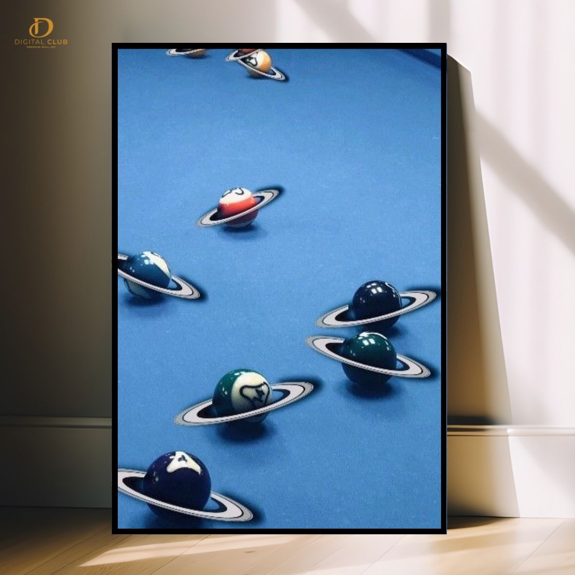 Billiards Balls Artwork -Premium Wall Art