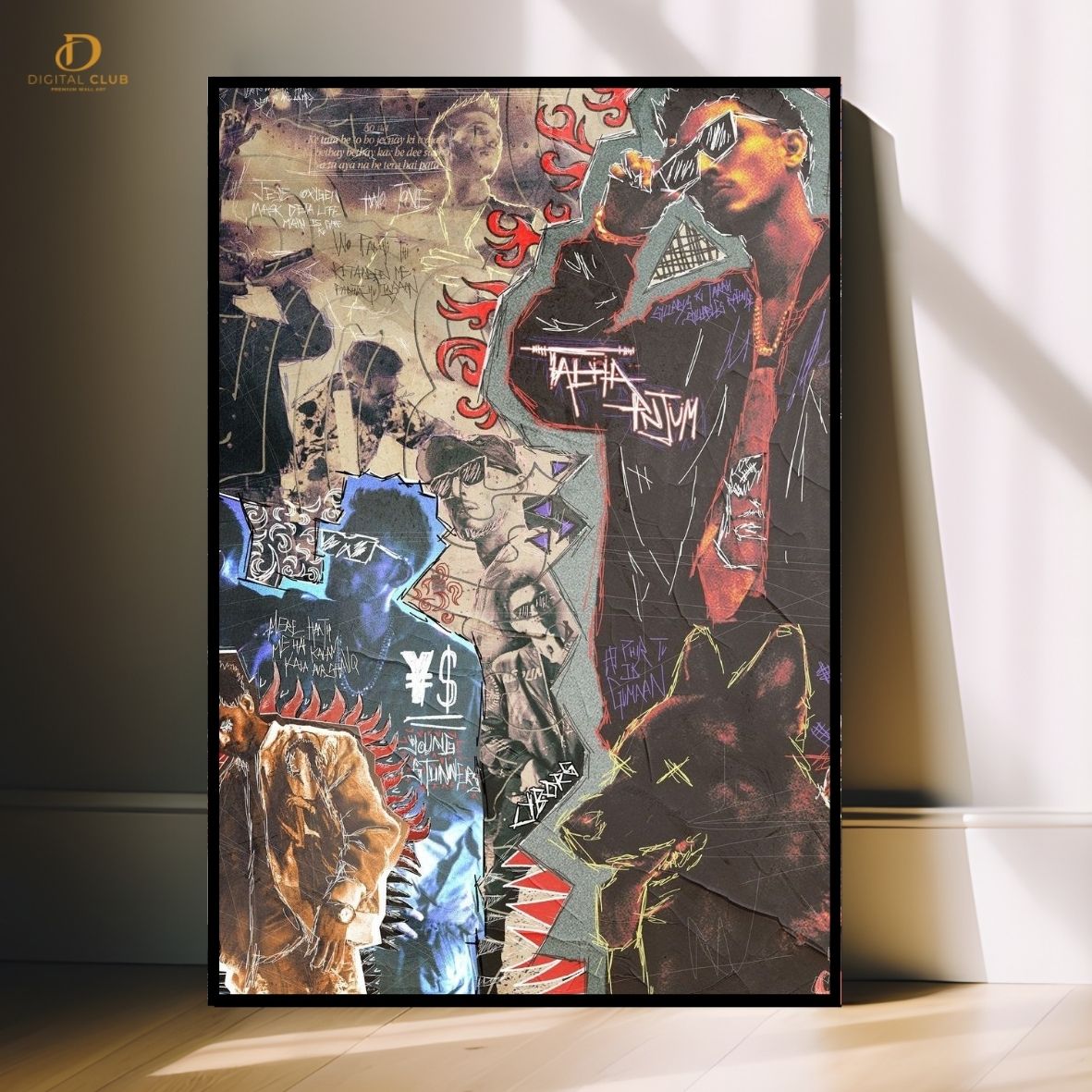 Talha Anjum - Pop Art- Premium Wall Art