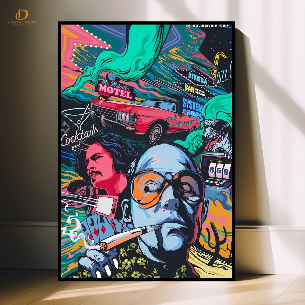 Fear and loathing in Las Vegas - Movie - Premium Wall Art