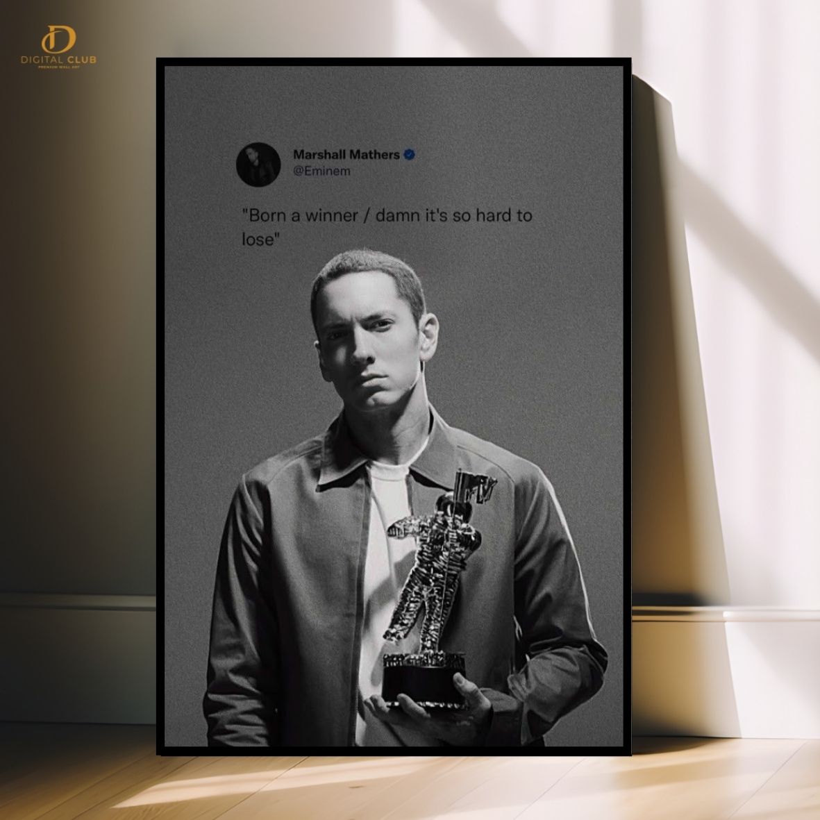 Eminem Quote- Music Artist- Premium Wall Art