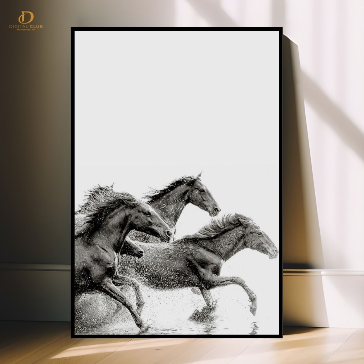 Horse Artwork 18- Animal-Premium Wall Art