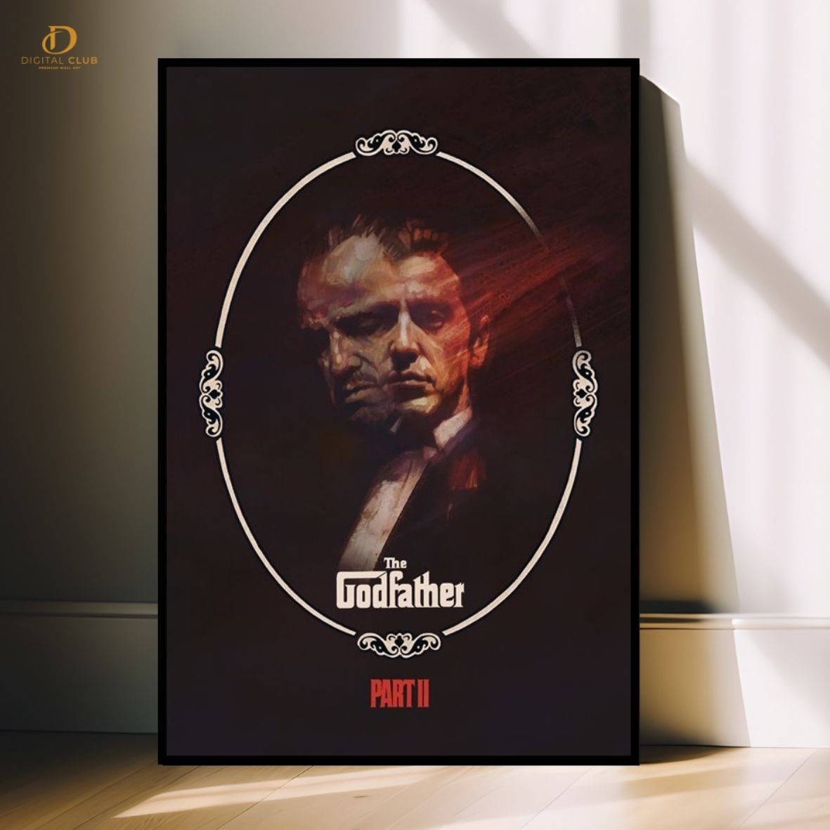 God Father II -Sketch- Premium Wall Art - Art Digital Club