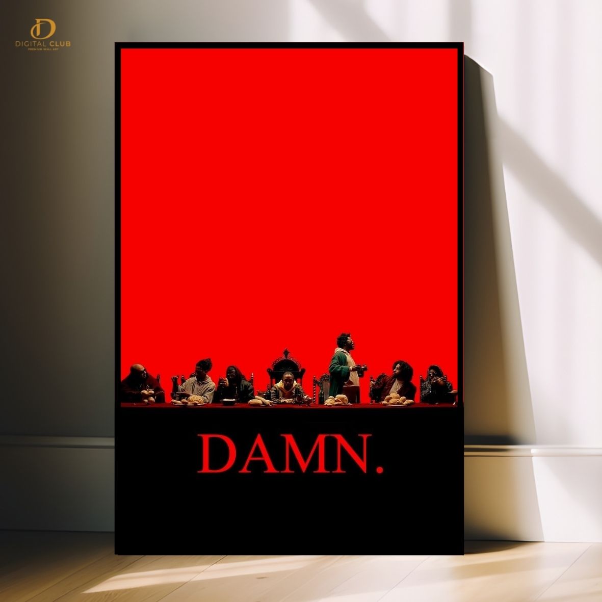 Kendrick "DAMN"- Music Artist - Premium Wall Art
