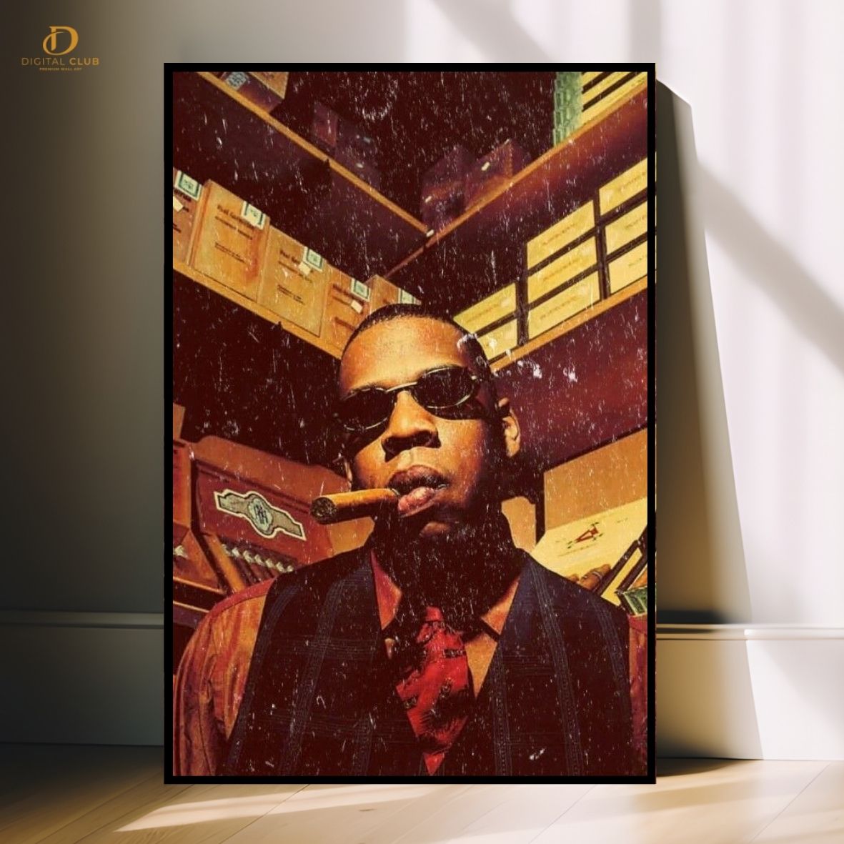 Jay Z Cigga - Music Artist - Premium Wall Art