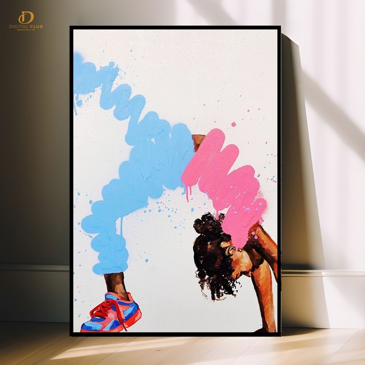 Dance Girl Pink - Premium Wall Art
