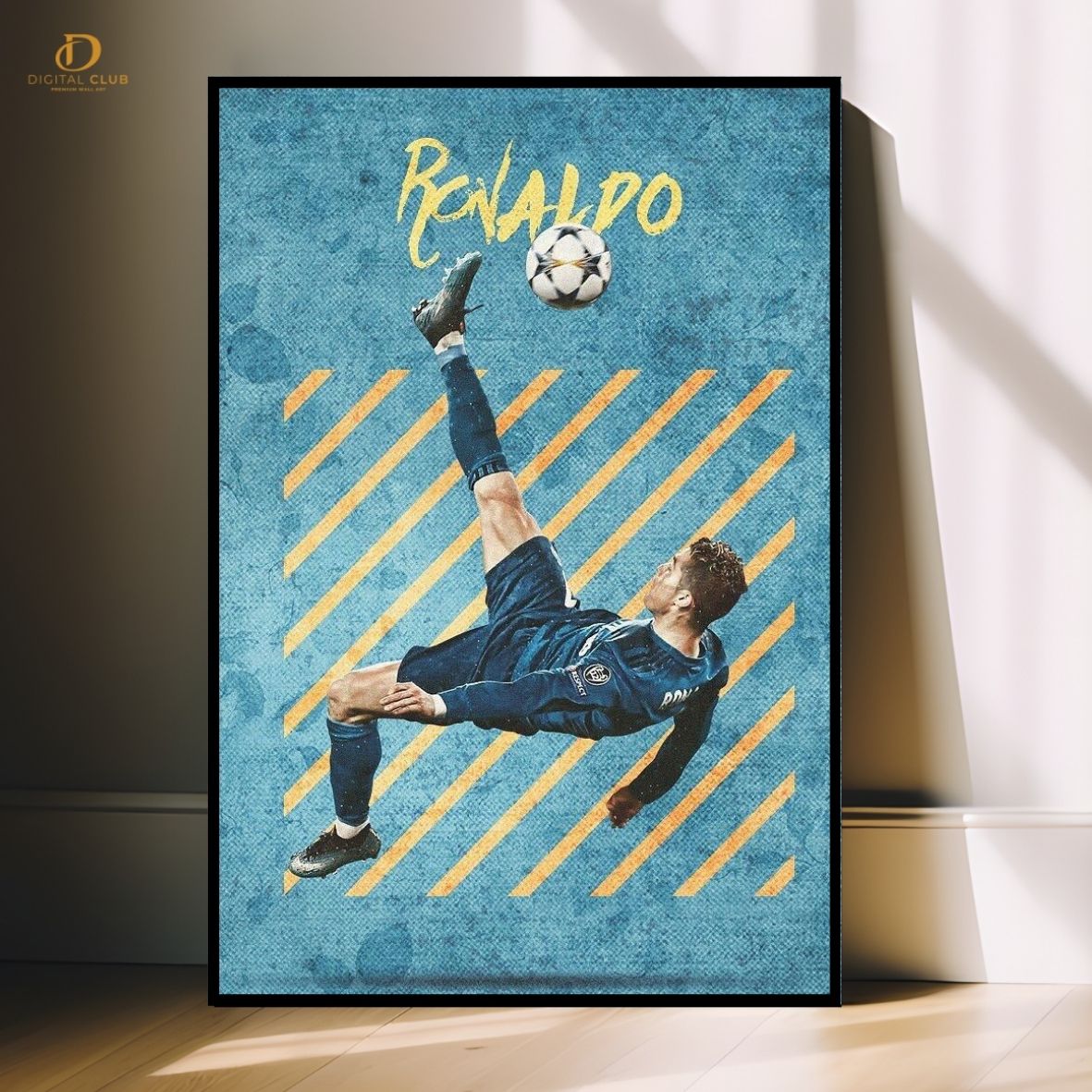 Ronaldo Kick - Football - Premium Wall Art