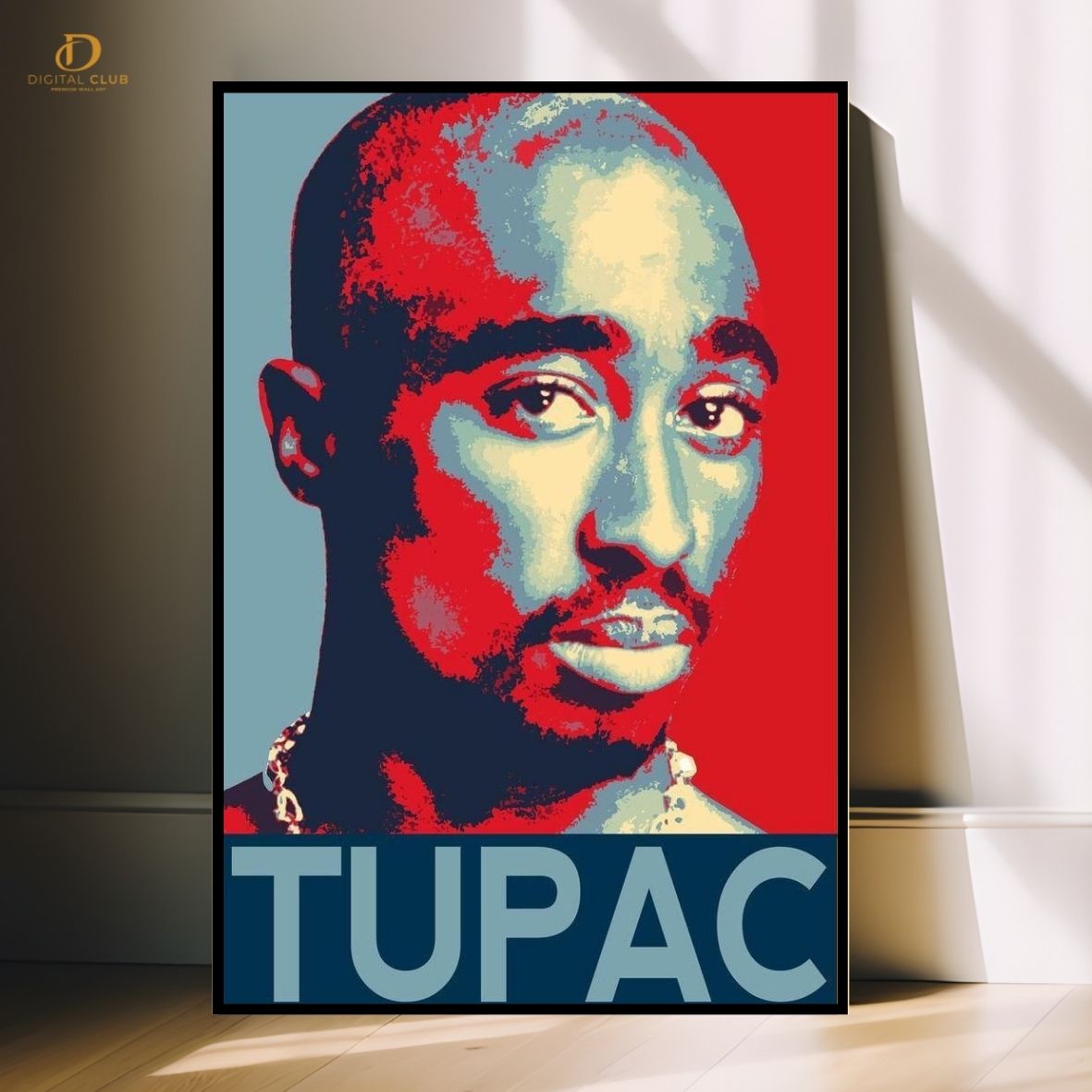 Tupac - Music Artist - Premium Wall Art