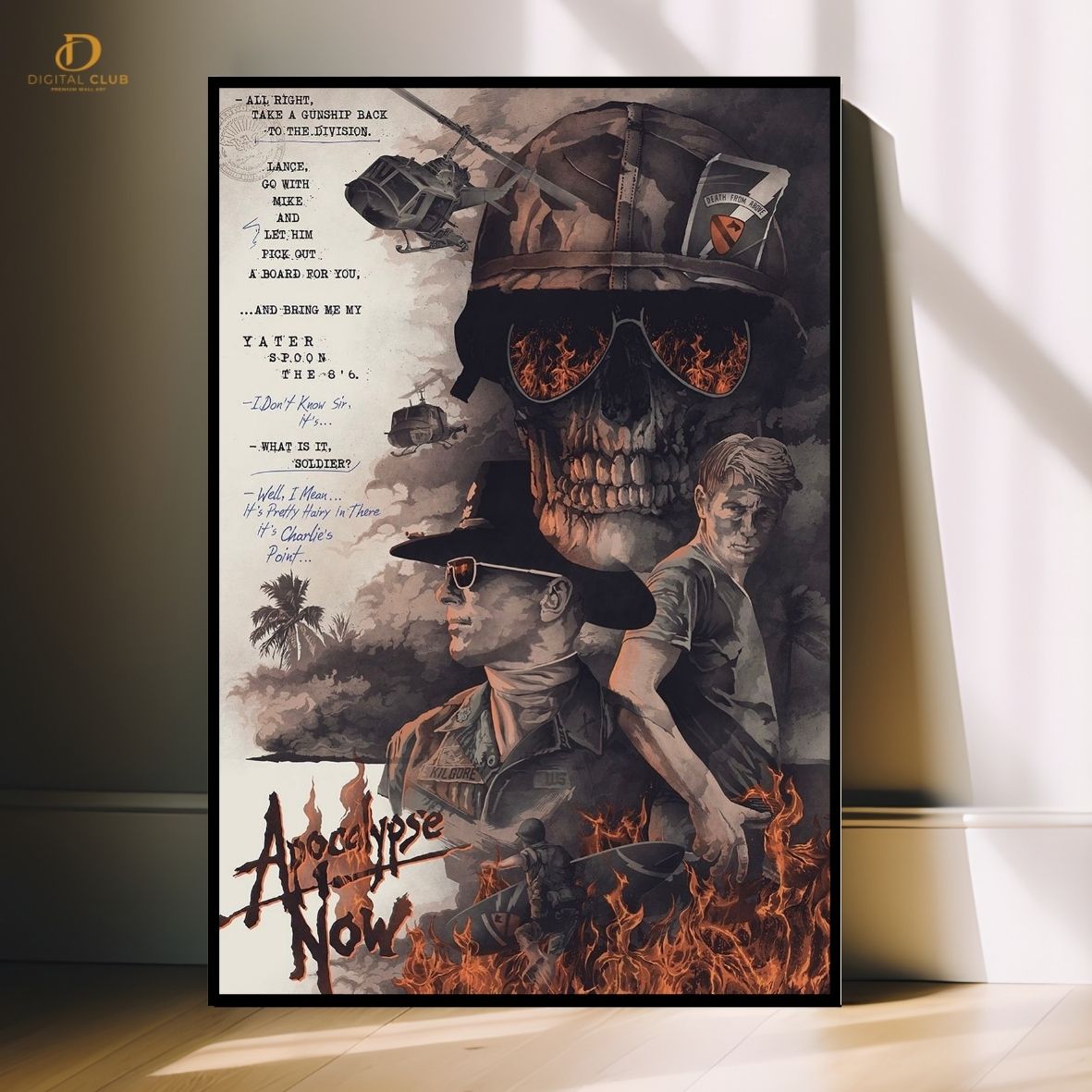 Apocalypse Now Movie Poster - Movie- Premium Wall Art