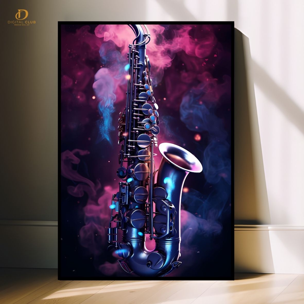 Saxophone - Music- Premium Wall Art