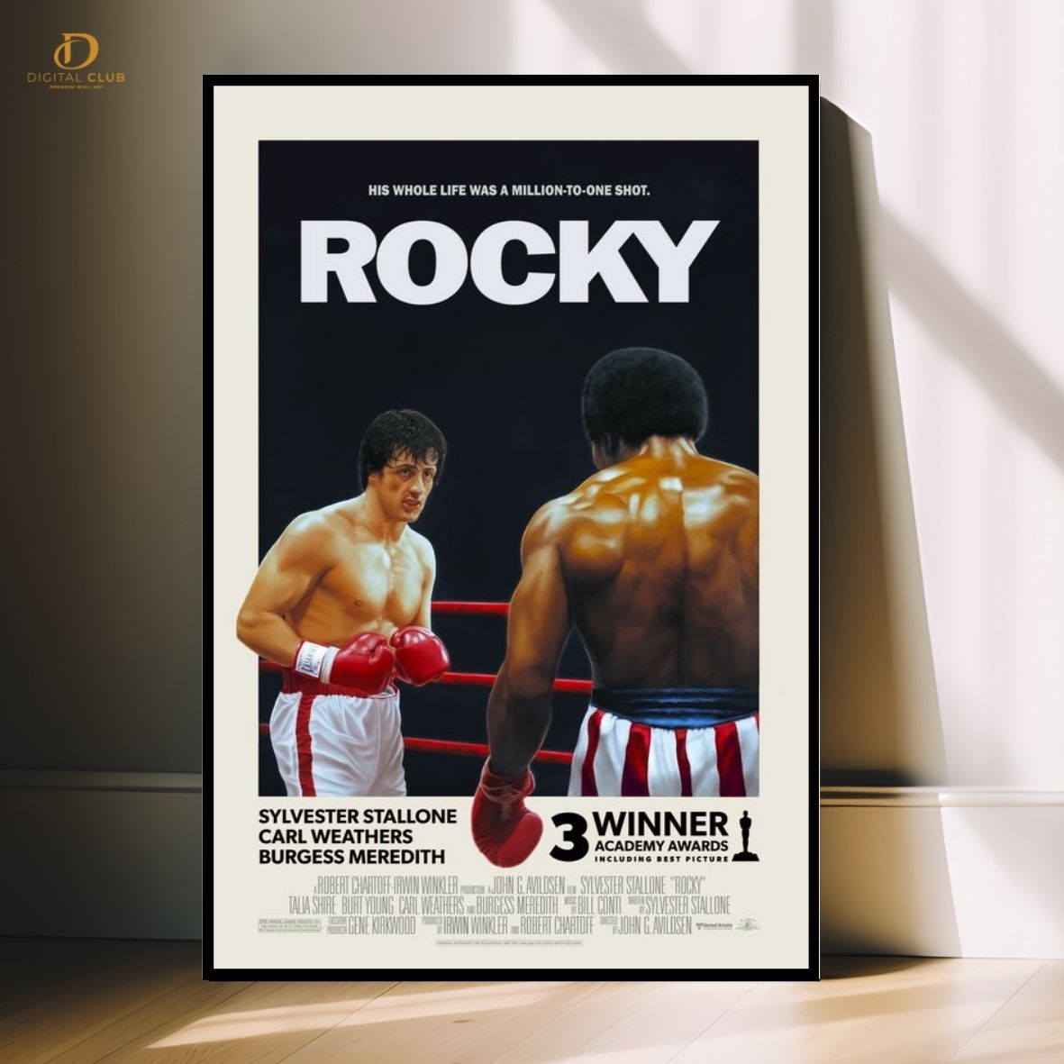 Rocky- Movie - Premium Wall Art