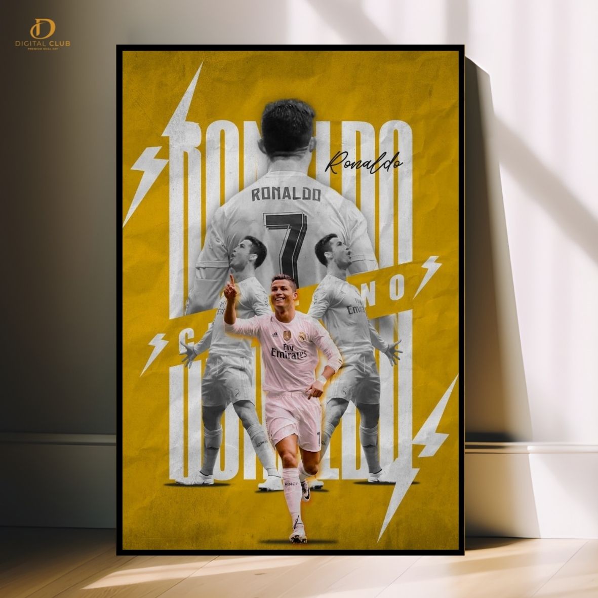Ronaldo Artwork 3 - Football -Premium Wall Art