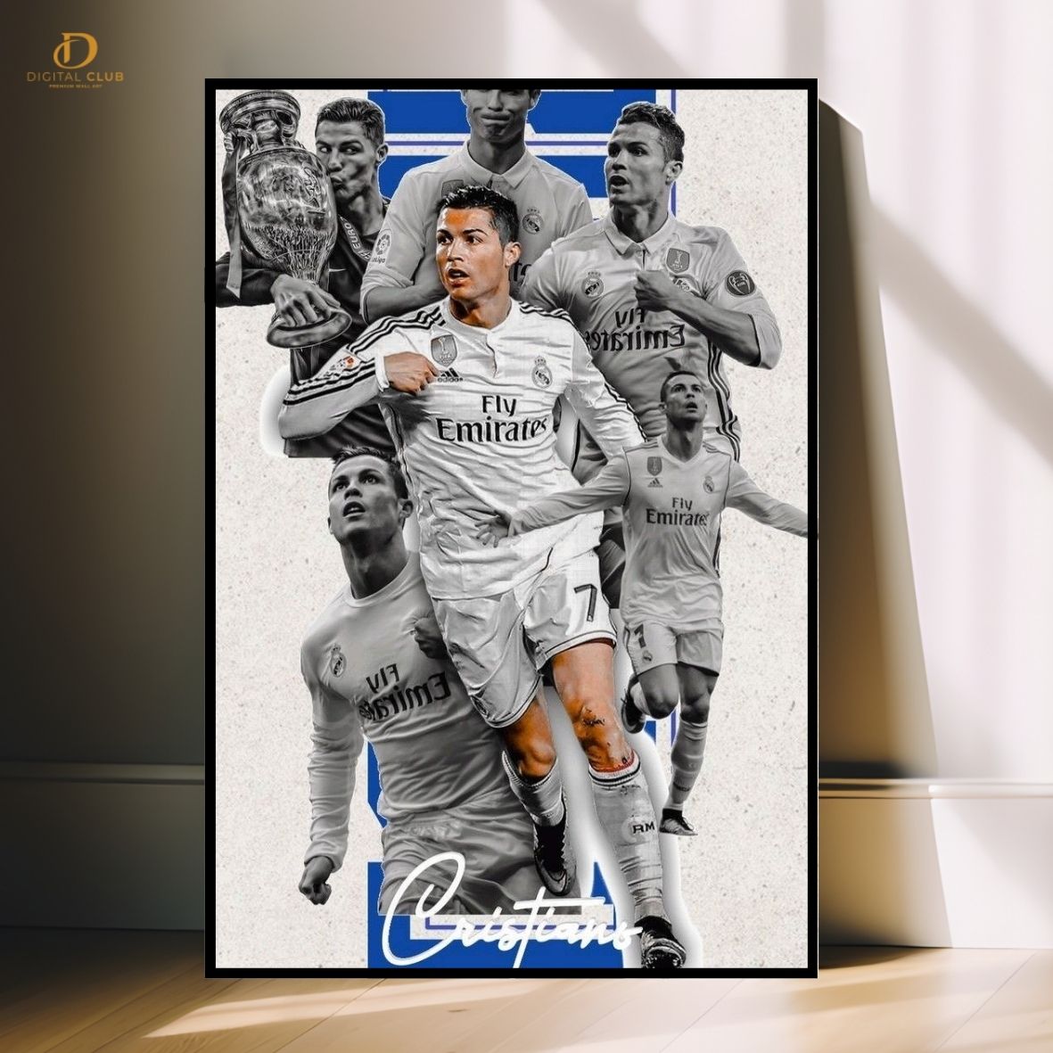 Ronaldo Artwork 6- Football -Premium Wall Art