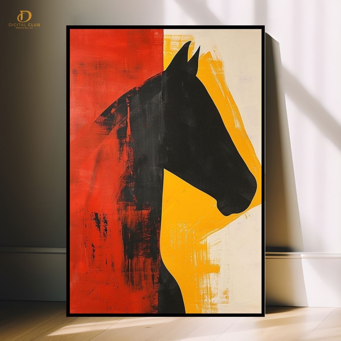 Horse Artwork 3- Animal-Premium Wall Art