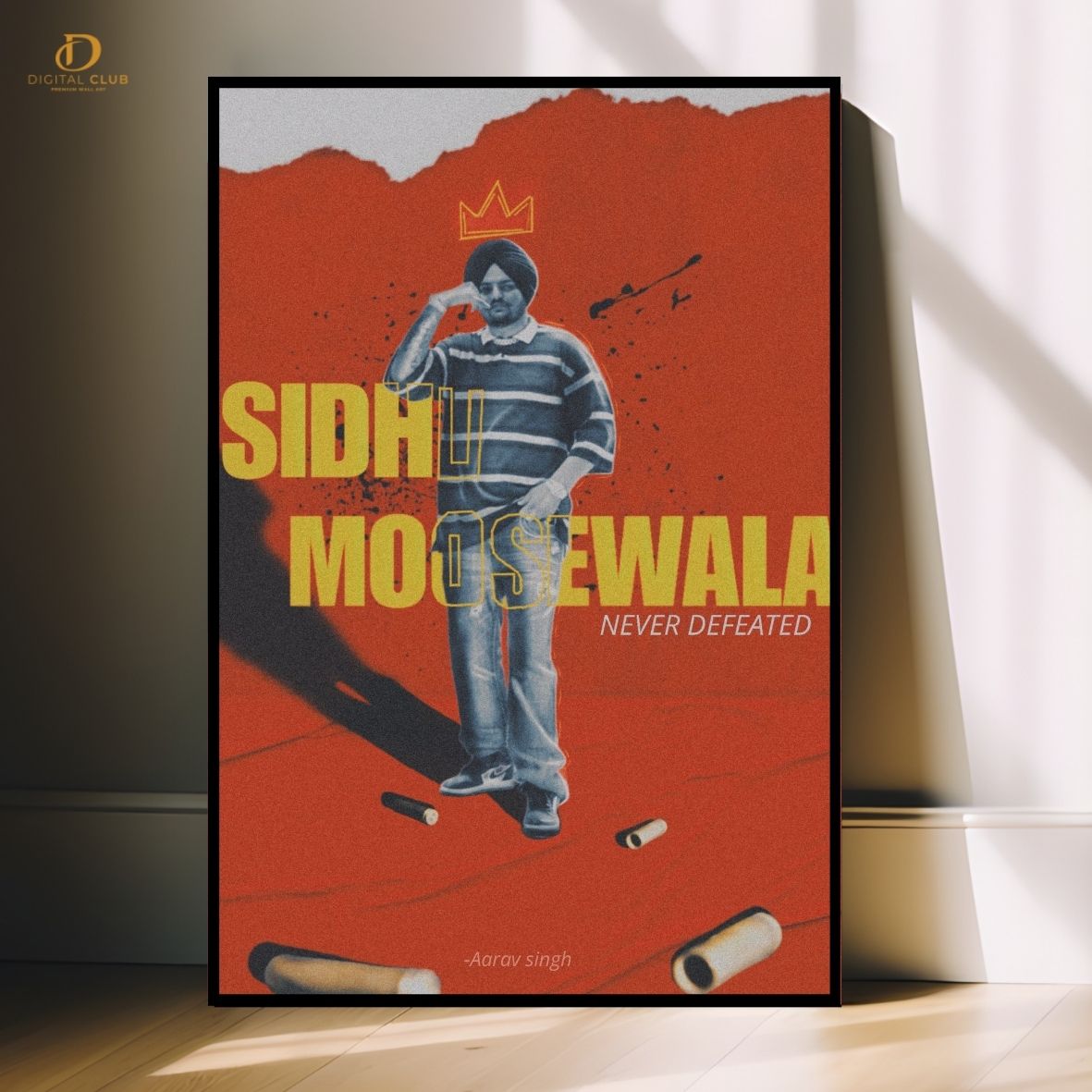 Sidhu Moosewala - Music - Premium Wall Art