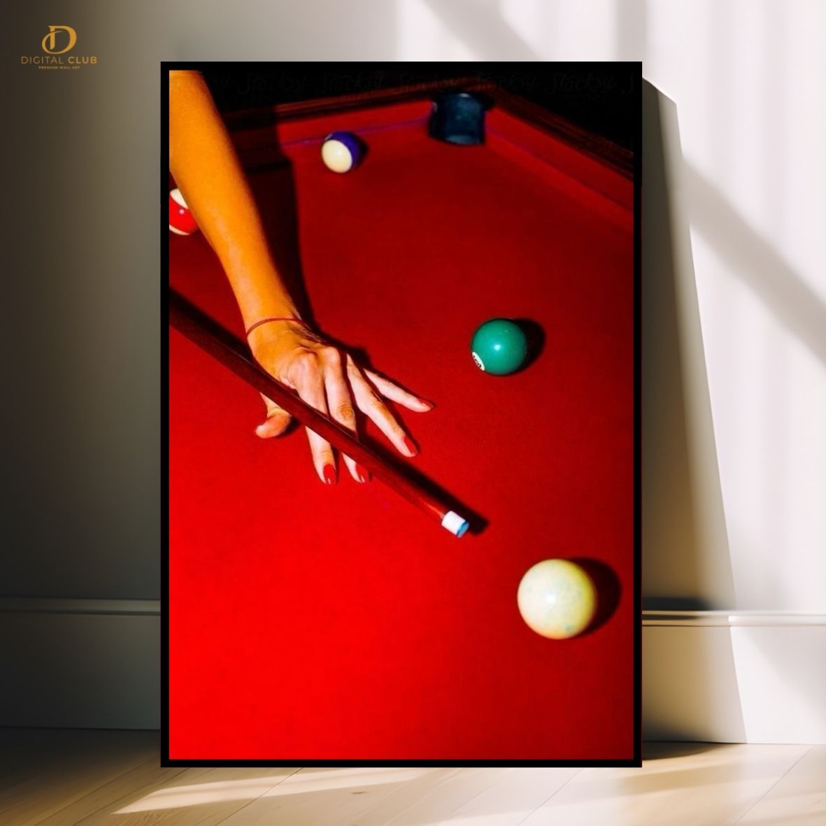 Billiards Mood 2- Snooker -Premium Wall Art