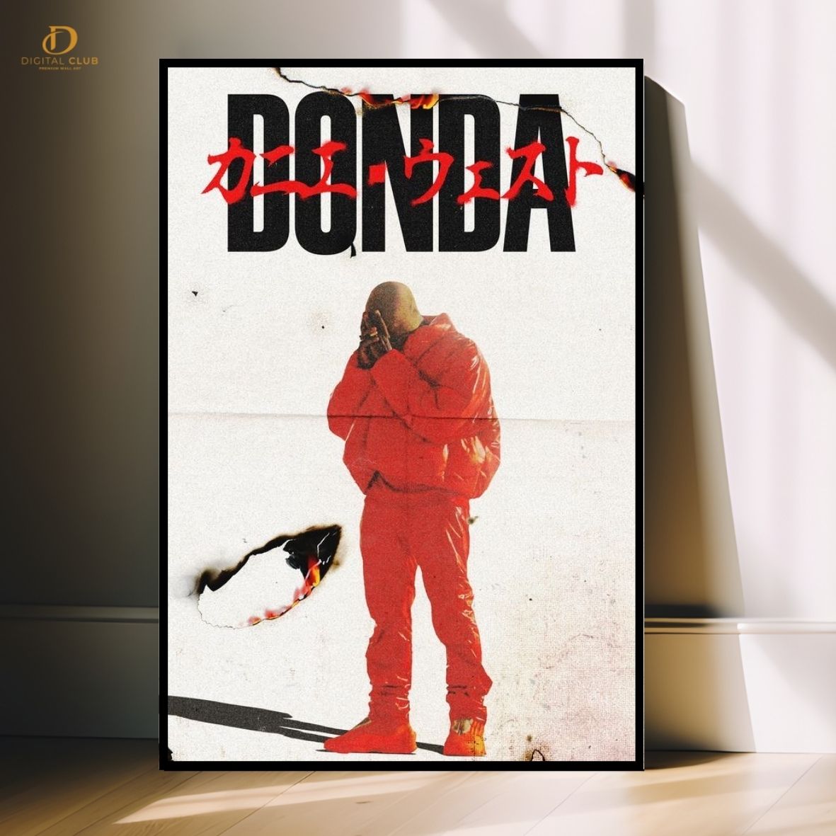 Kanye West "DONDA"- Music Artist- Premium Wall Art
