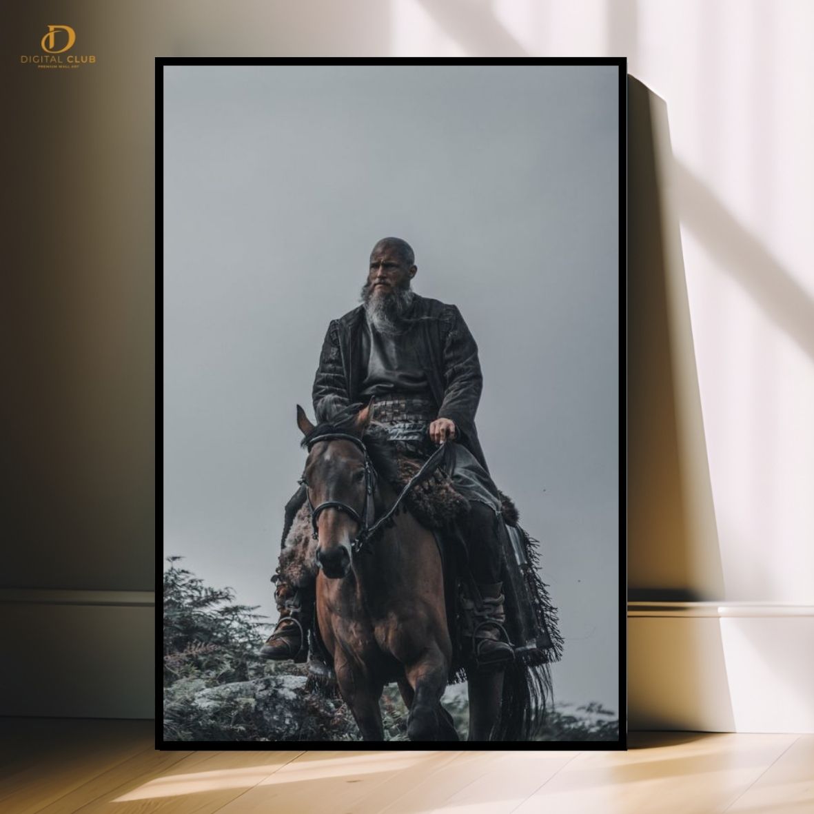 Ragnar Vikings Old Man - Movie - Premium Wall Art