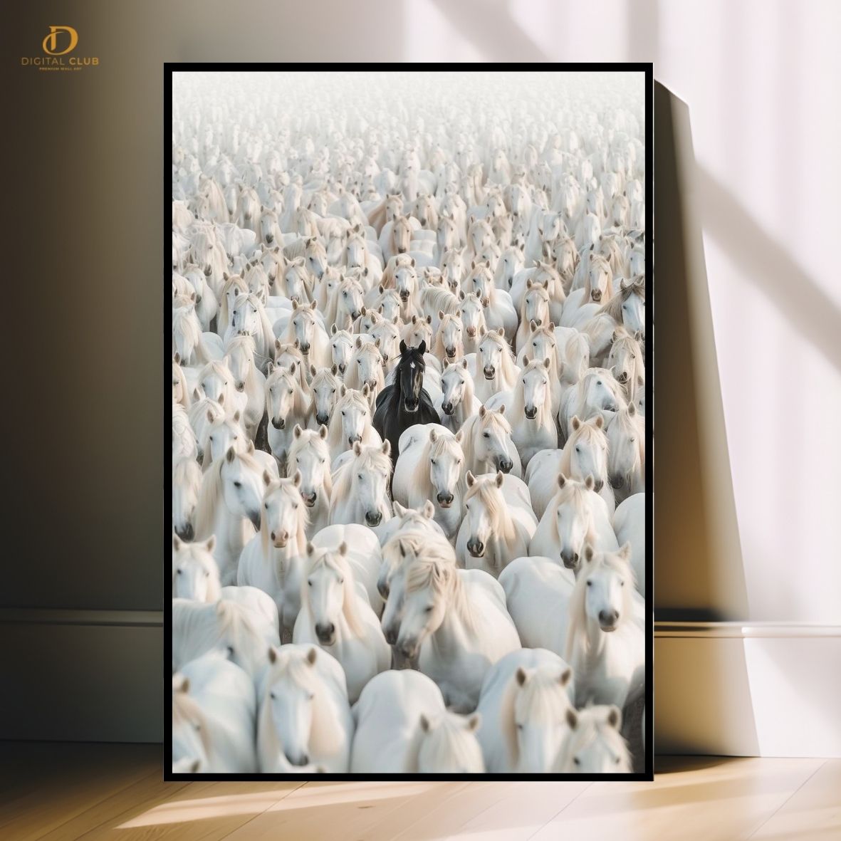 Horse Artwork 14- Animal-Premium Wall Art