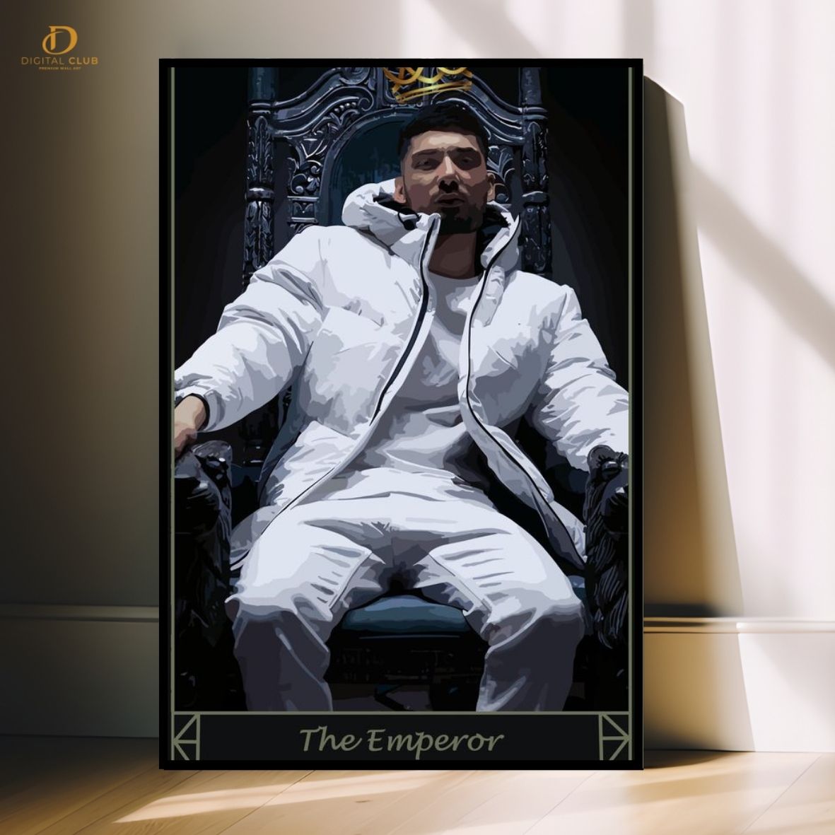 The Emperor Krisna - Football - Premium Wall Art