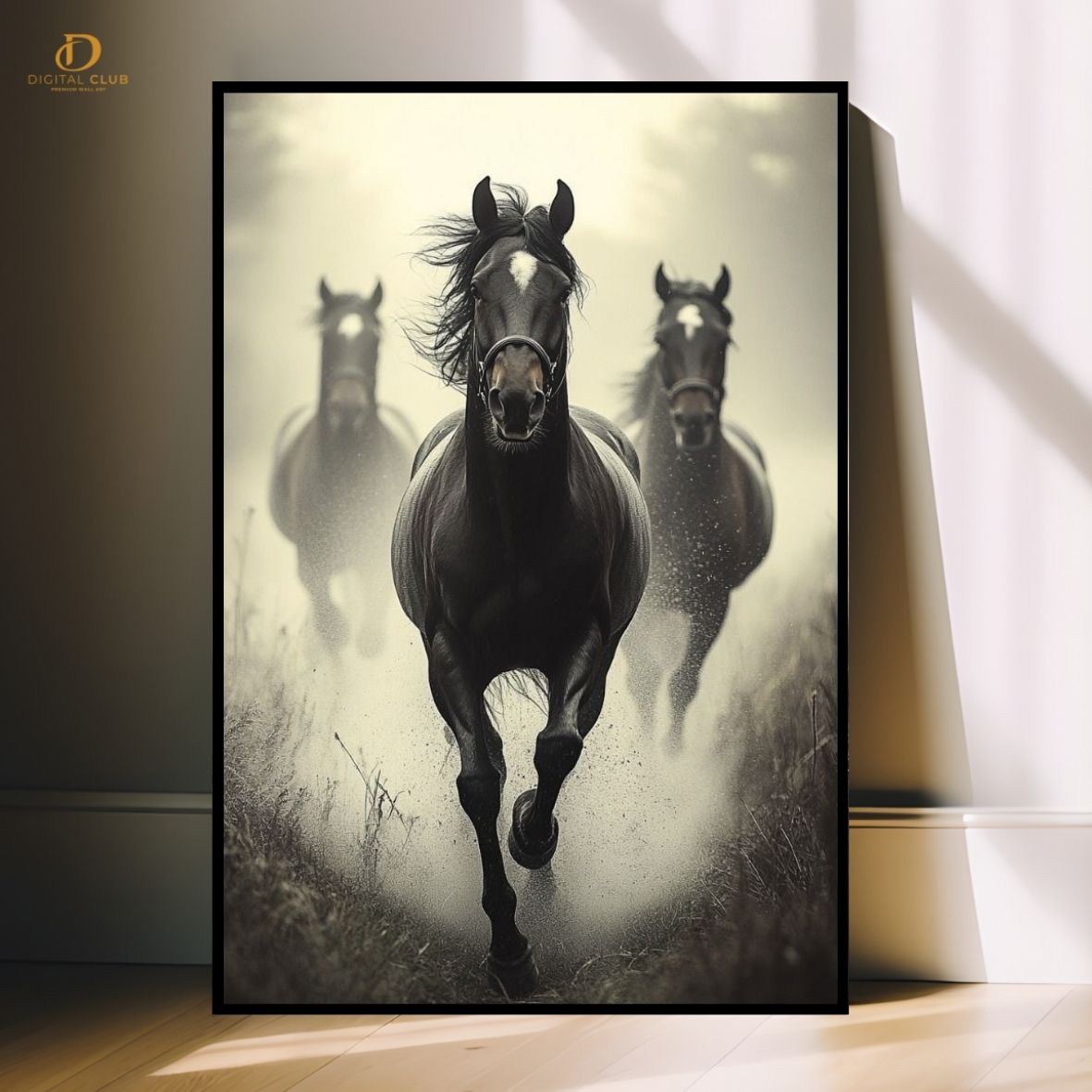 Horse Artwork 11- Animal-Premium Wall Art