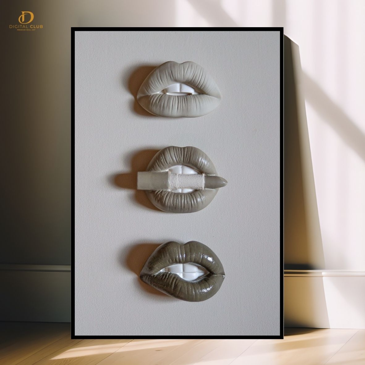 Lips Artwork -Aesthetic- Premium Wall Art