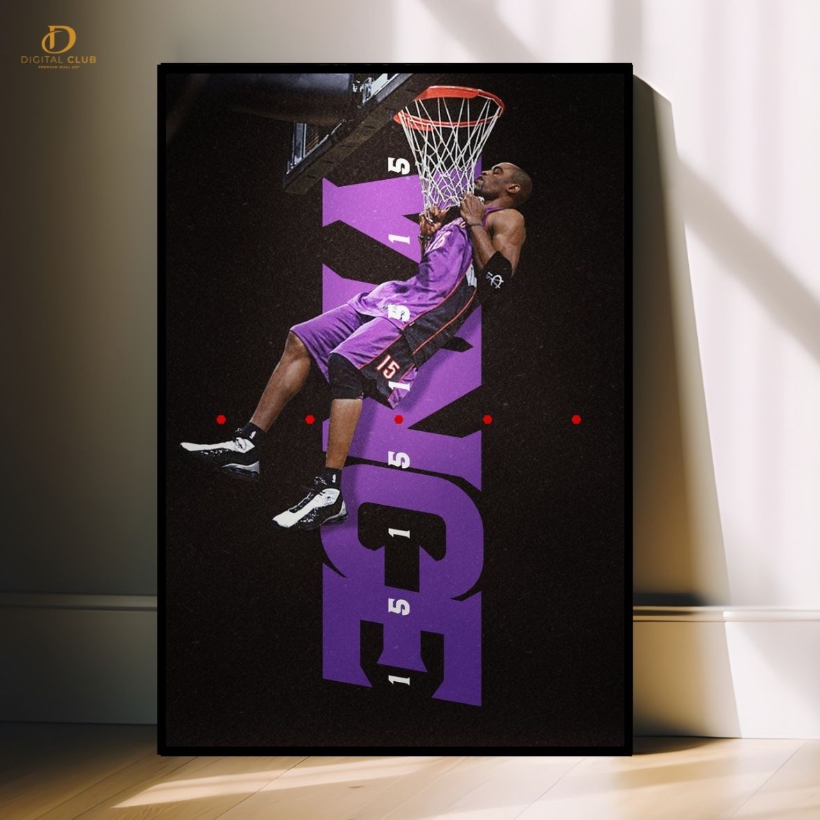 Vince Carter - Basketball - Premium Wall Art