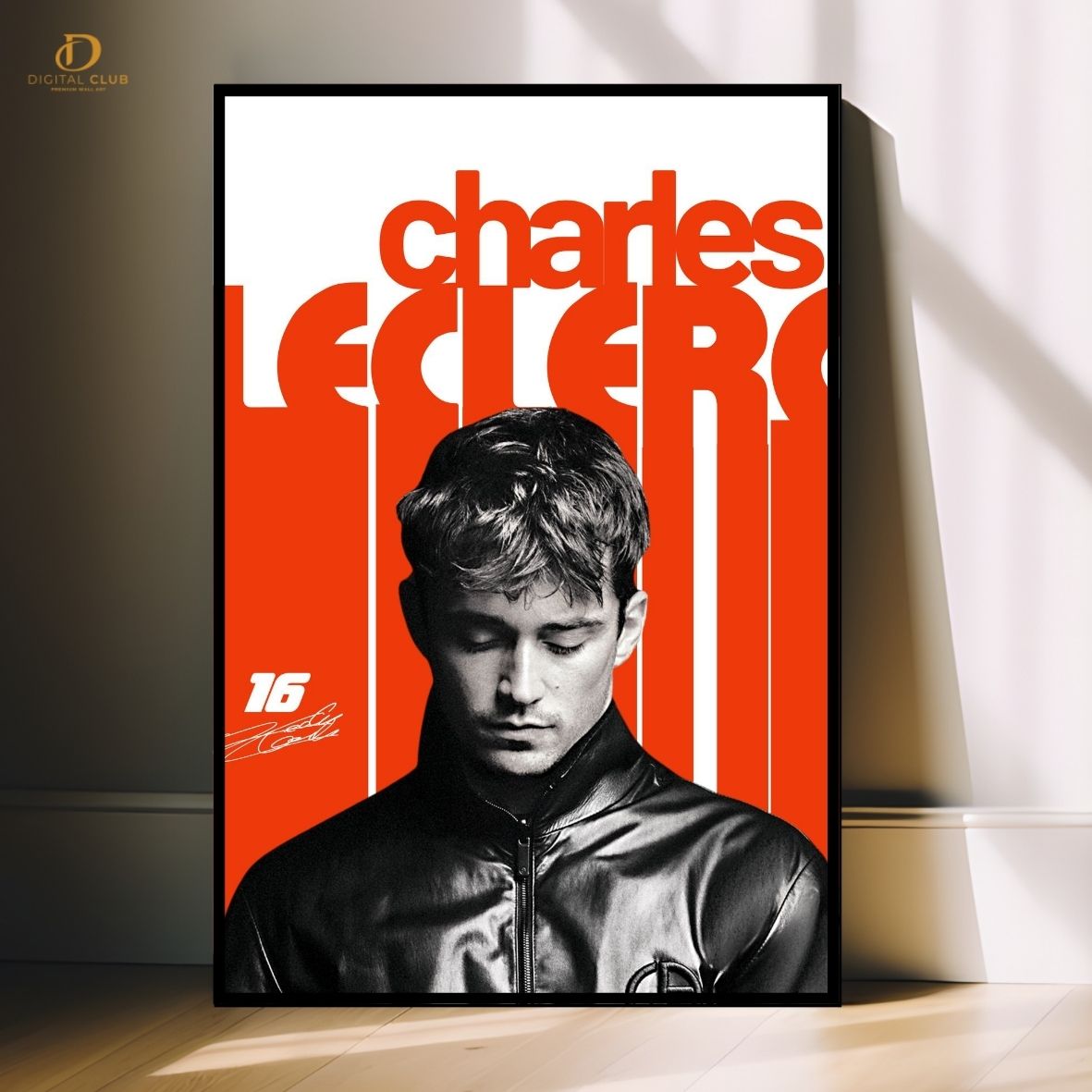 Charles Leclerc - F1 Racing - Premium Wall Art