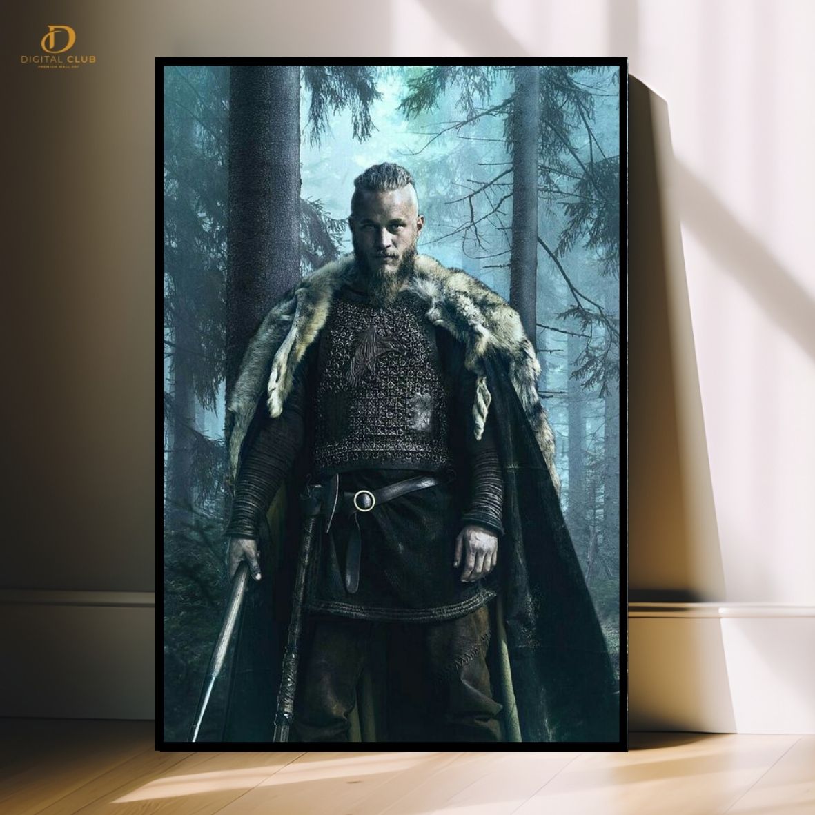 Goat Ragnar Vikings - Movie - Premium Wall Art