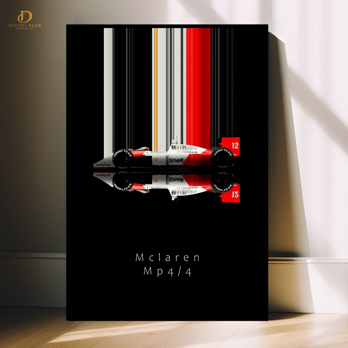 F1 McLaren 2 -Car- Premium Wall Art - Art Digital Club