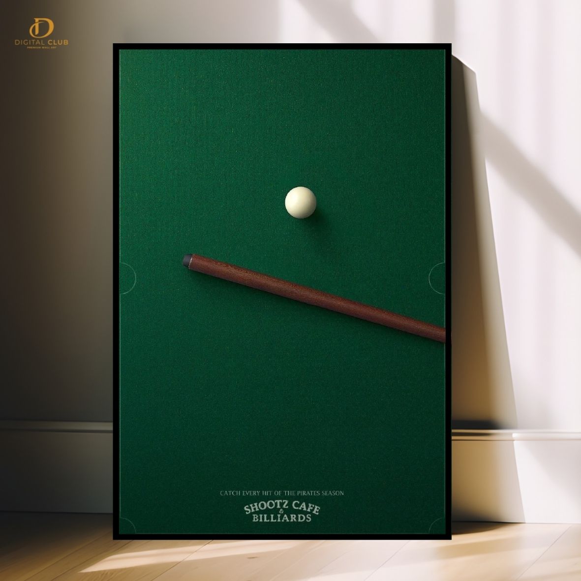 Billiards Table - Artwork -Premium Wall Art