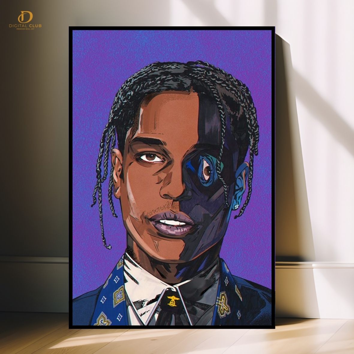 Travis Scott 7 -Music Artist- Premium Wall Art
