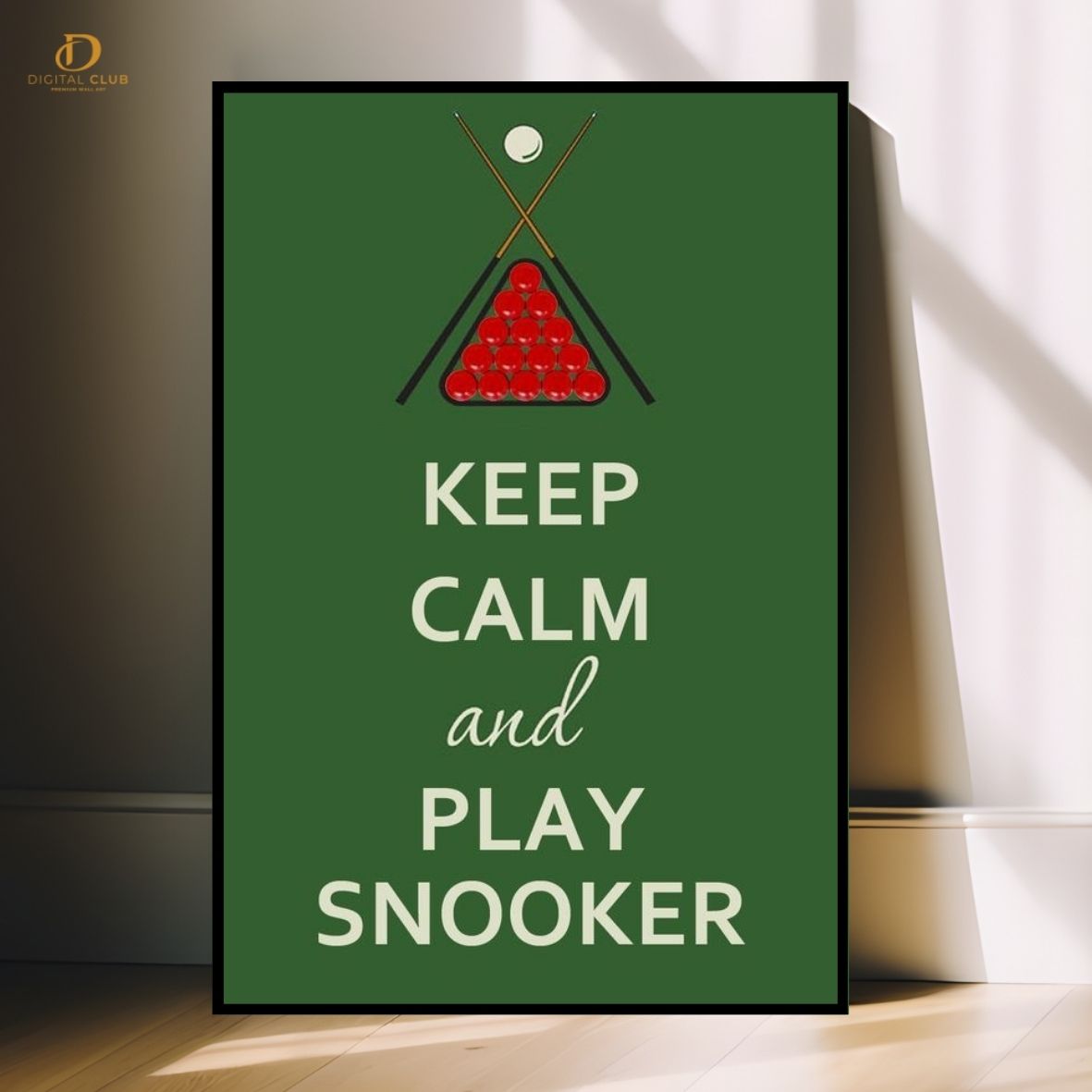 Snooker Quote- Artwork -Premium Wall Art
