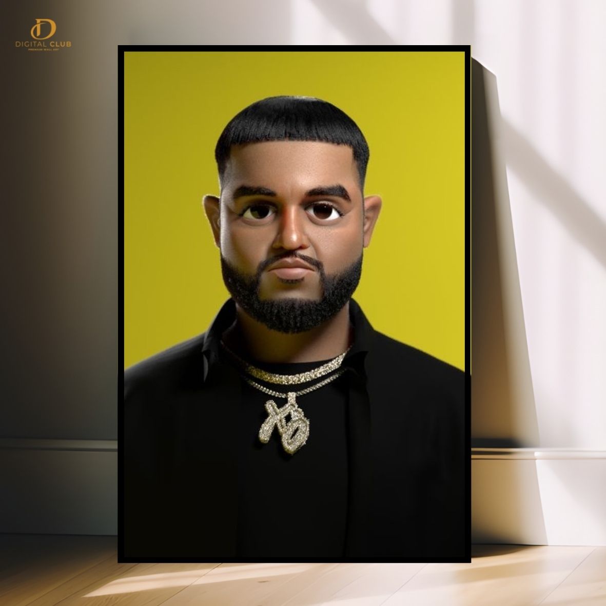 Bad Habits Vector Art -Music Artist- Premium Wall Art