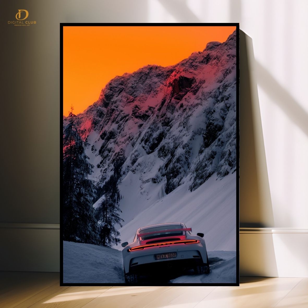 Porsche 883h -Cars- Premium Wall Art