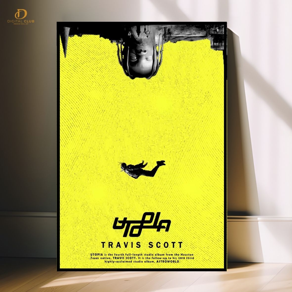 Travis Scott Utopia 2 -Music Artist- Premium Wall Art