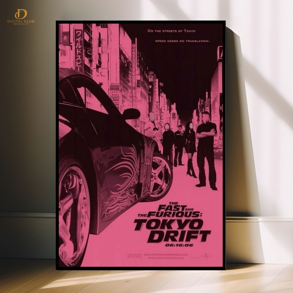 Tokyo Drift- Movie- Premium Wall Art - Art Digital Club