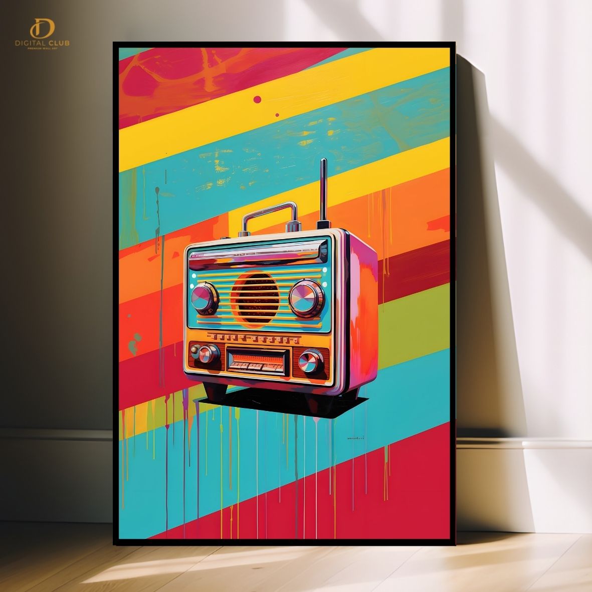 Vintage Radio - Premium Wall Art
