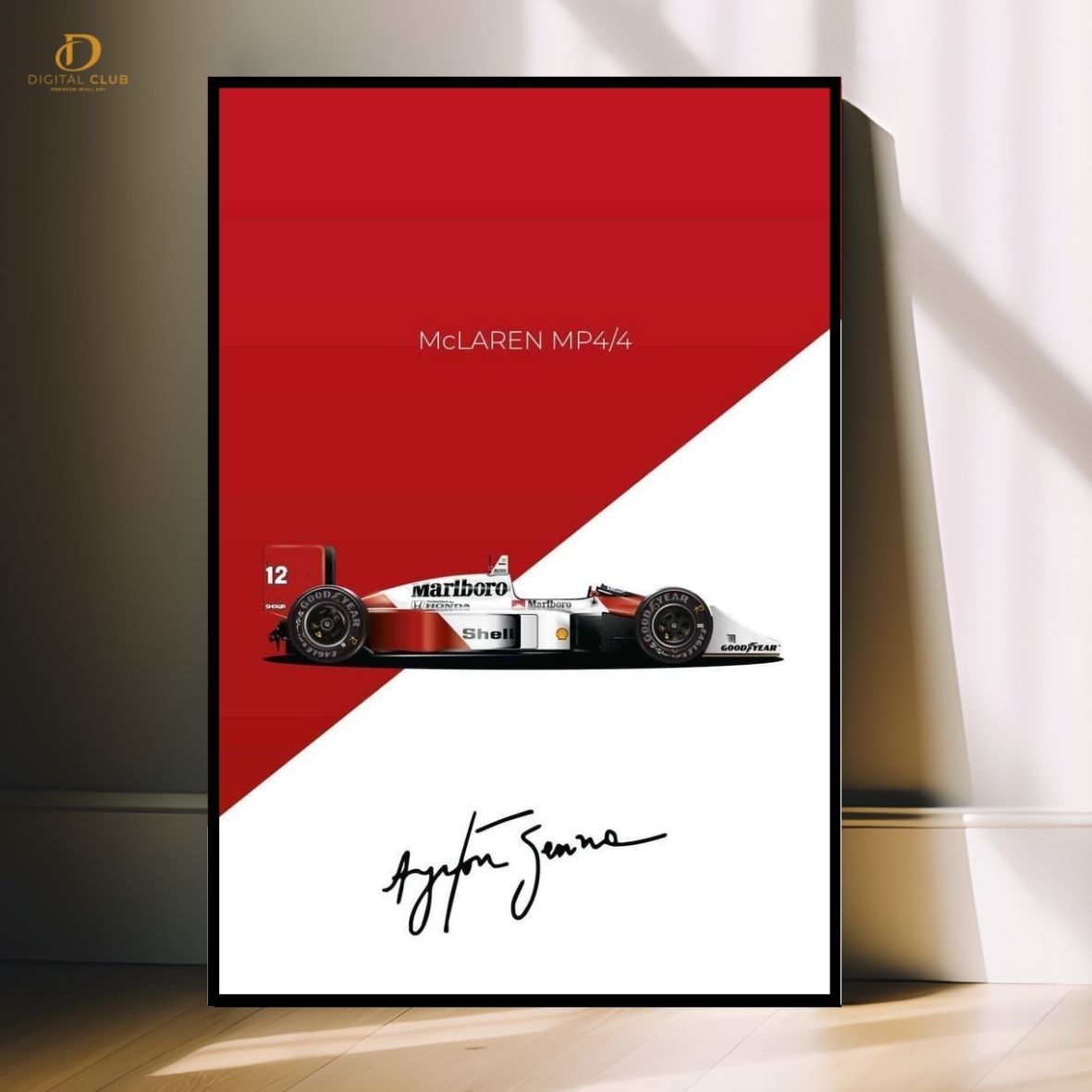 F1 McLaren -Car- Premium Wall Art - Art Digital Club