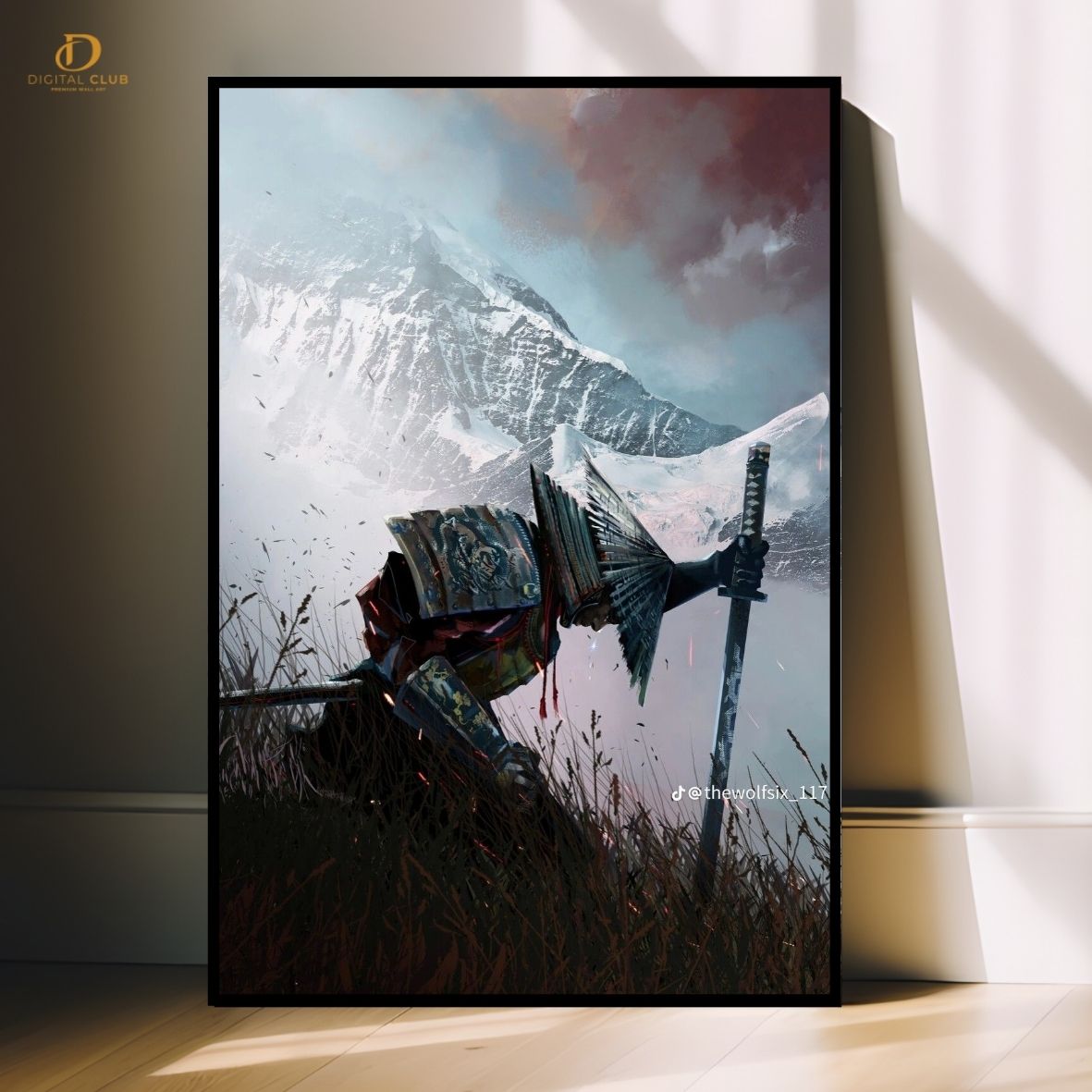Samurai - Gaming- Premium Wall Art