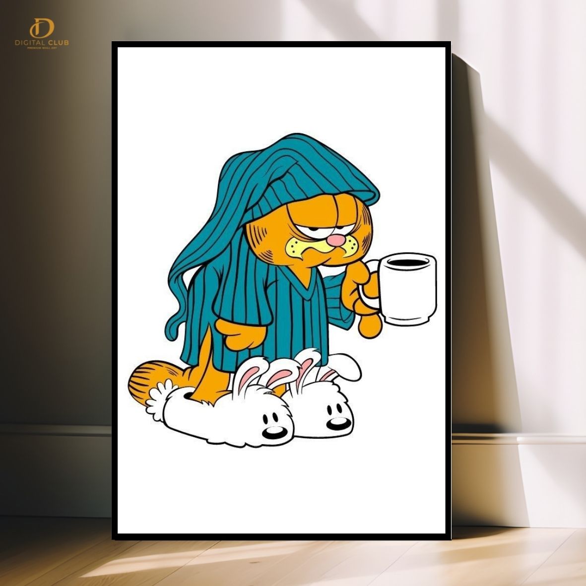 Garfield -Cartoon- Premium Wall Art - Art Digital Club