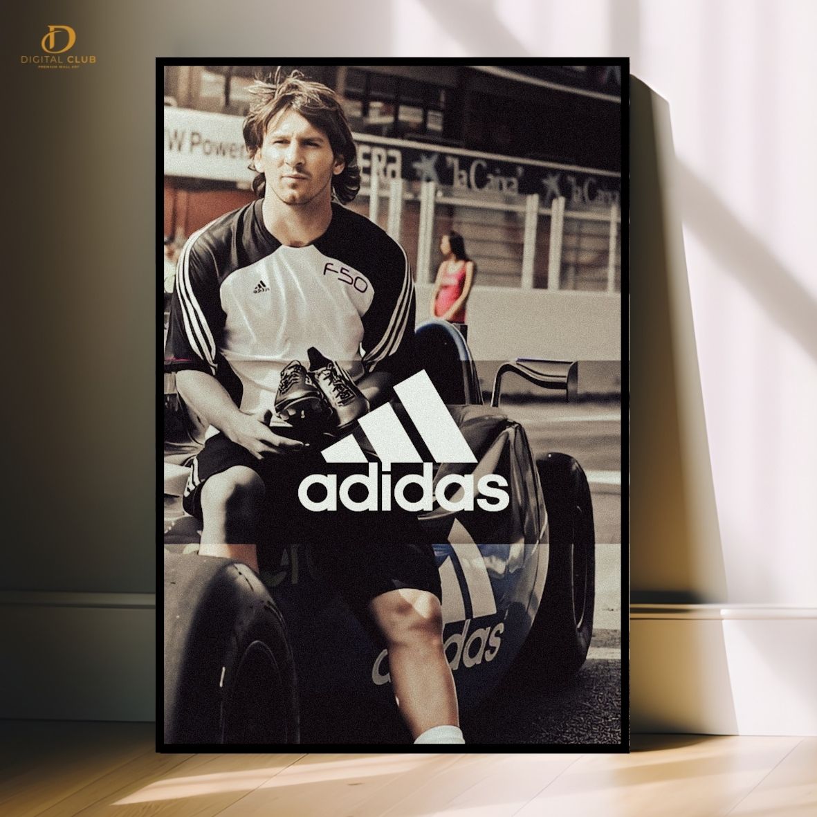 Messi Adidas- Football- Premium Wall Art - Art Digital Club