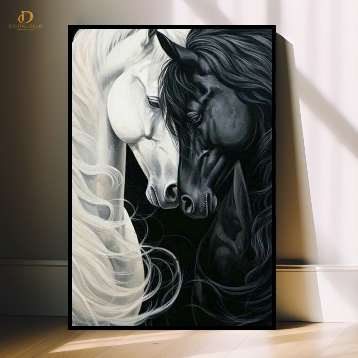 Couple Horse- Premium Wall Art - Art Digital Club
