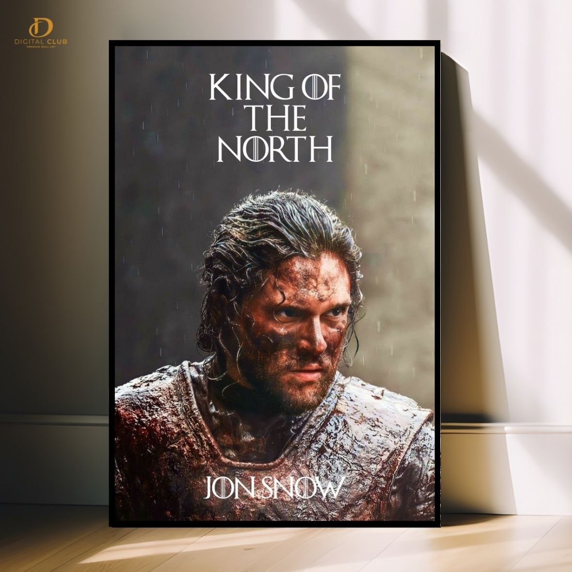Game Of Thrones- King Of The North- Movie- Premium Wall Art - Art Digital Club