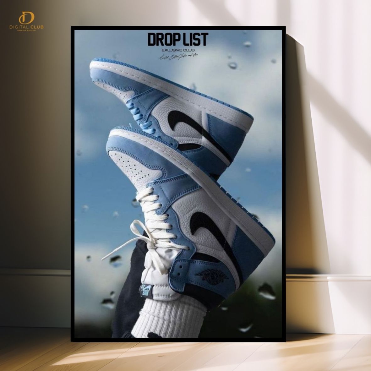 Jordan Graphic 2 - Shoe - Premium Wall Art
