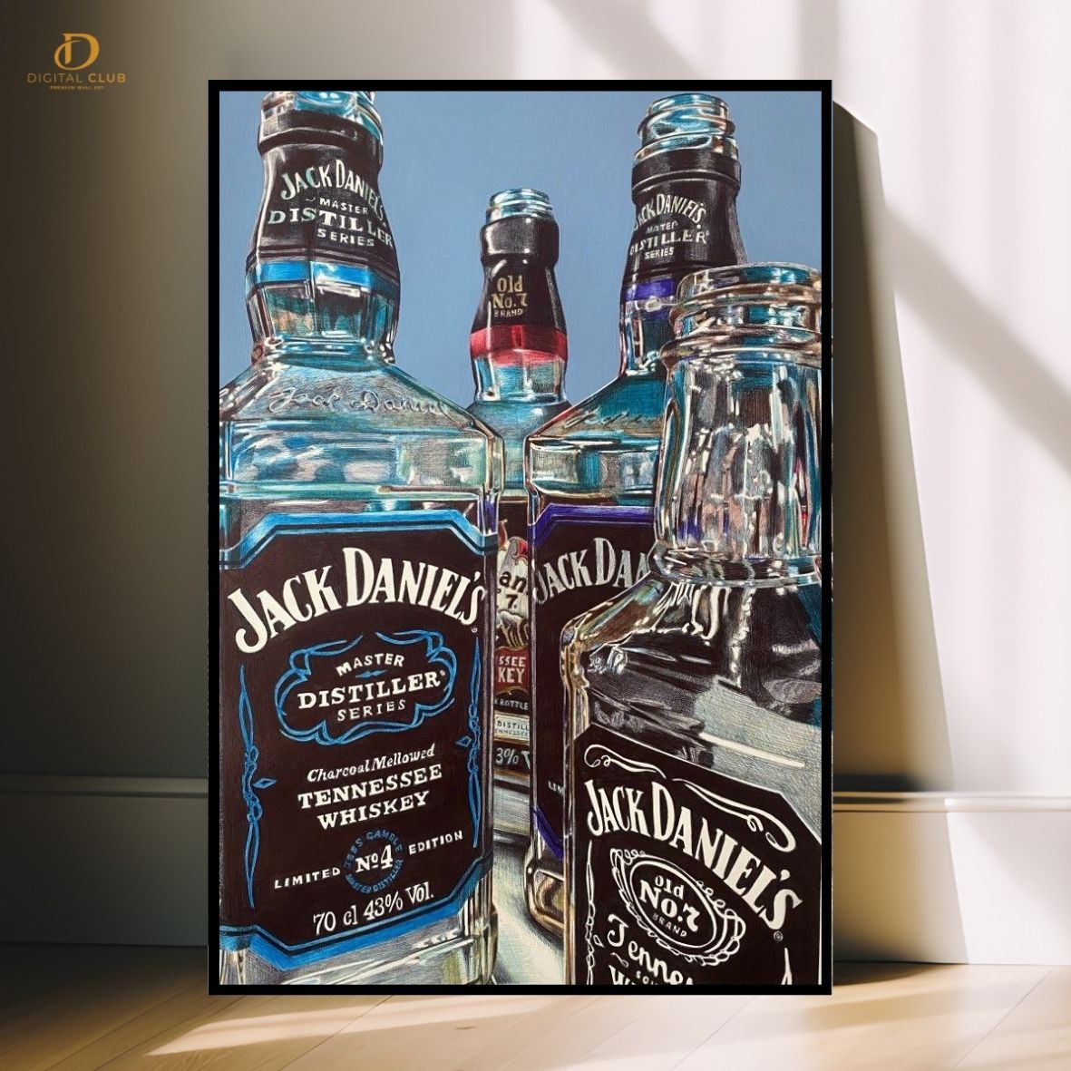 Jack Daniel's- Aesthetic- Premium Wall Art