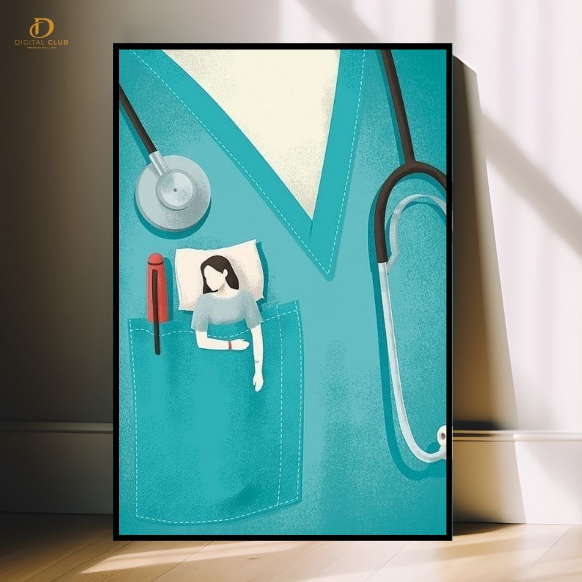 Doctor Artwork 9 -Office- Premium Wall Art